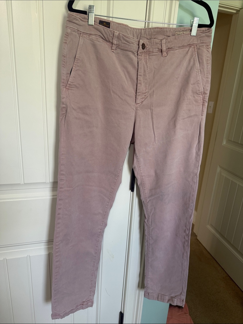 Faherty Dusty Mauve Chino Pants
